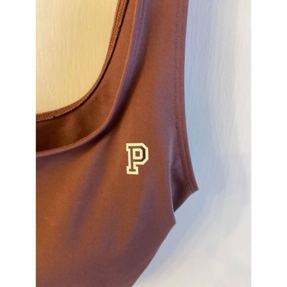 VS Victoria Secret Pink Ultimate lightly lined mauve large sports bra - Picture 2 of 8